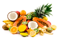 Variedad de frutas exóticas